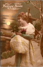 *75055 cpa Fantaisie Femme