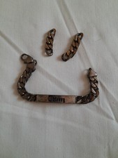 Bracelet Gourmette Argent Prénom Homme Thierry Voir Description 