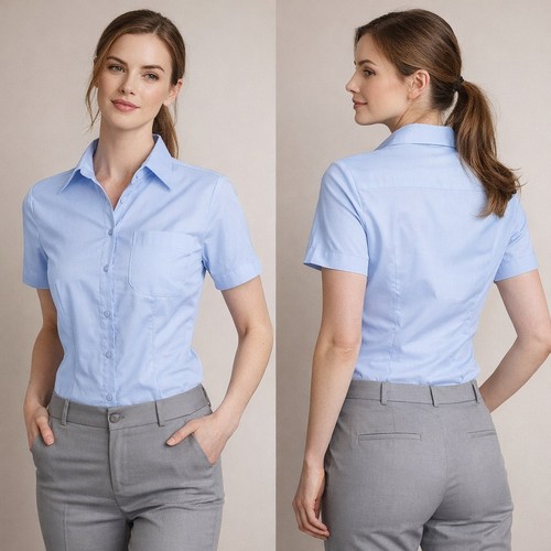 Homann chemisier col bleu - homann, v