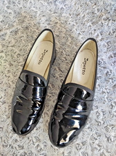 Repetto Loafer Mocassin Cuir Vernis Noir - P39 1/2