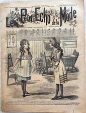 LE PETIT ECHO DE LA MODE n° 18 du 30 Avril 1911 revue Broderie Chapeau Fourrure