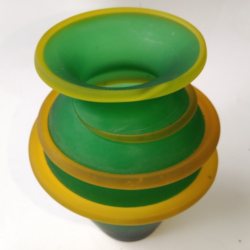 Petit vase pâte verre - de,