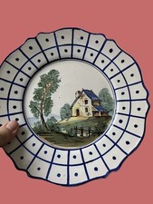 assiette Malicorne signée