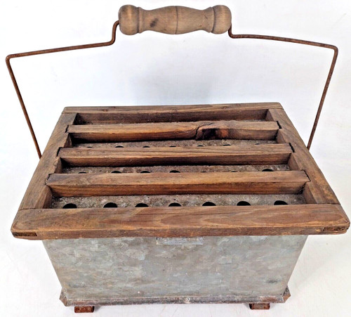 Ancienne chaufferette bois - en,