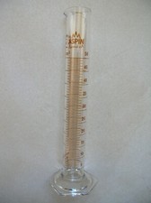 Eprouvette de laboratoire en verre gradué Prolabo ASPIN 50/05 cm3 de 19,5 cm