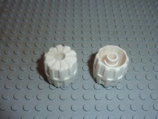 2 x Roue Lego White Wheel