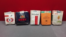Lot de 5 paquets de cigarettes vides PEU COURANTS  (Anciens - vintage)