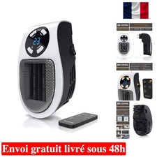 Mini Radiateur Soufflant 500W avec Minuterie et Thermostat - Confort et Sécurité