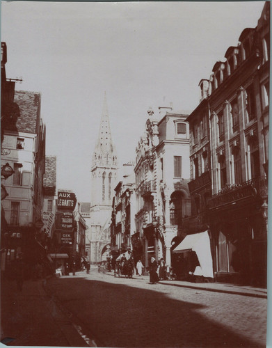 France caen rue - rue, saint-pierre