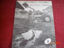 ANCIEN    PROSPECTUS    PUBLICITAIRE  CHARGEUR  FAUCHEUX PRESTOBULL  /  FORDSON