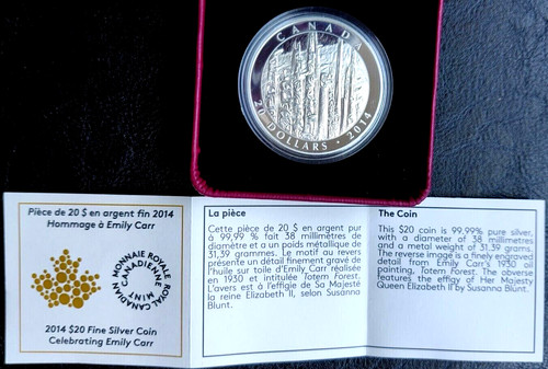 2014 canada dollars coin - $20,