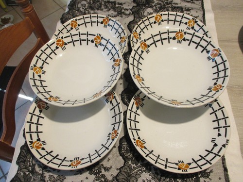 Anciennes assiettes creuses - anciennes,