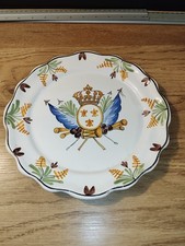 Ancienne Belle Assiette Décor Révolutionnaire  1790's Très Bel État 