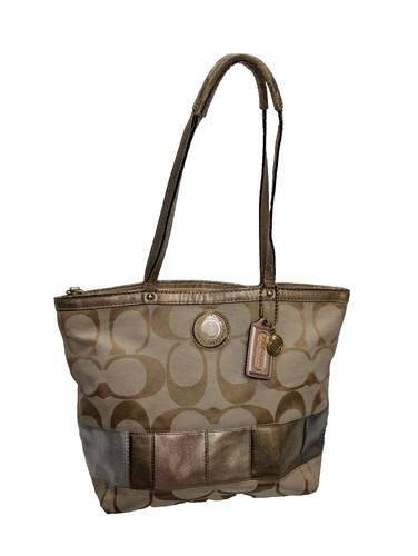 Sac coach signature beige - sac,