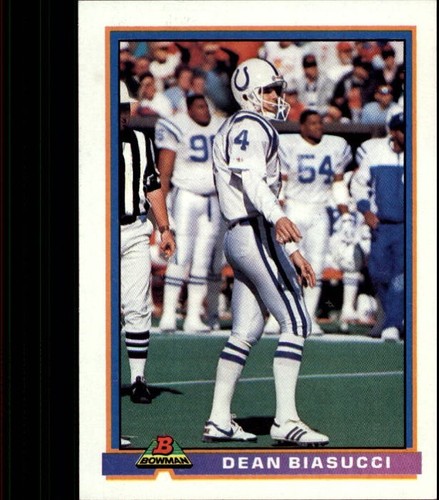 B1341 1991 bowman football - bowman,