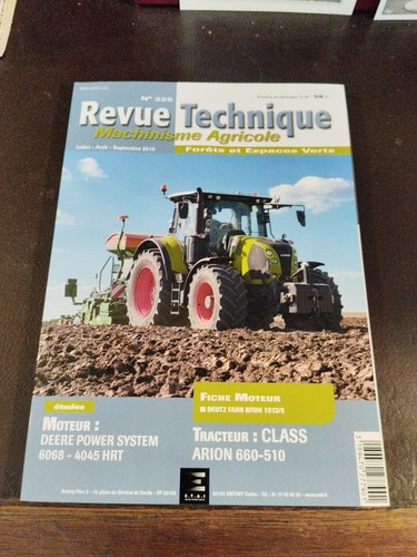 Revue technique machinisme - revue,