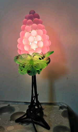Lampe art deco grappes raisin - art,