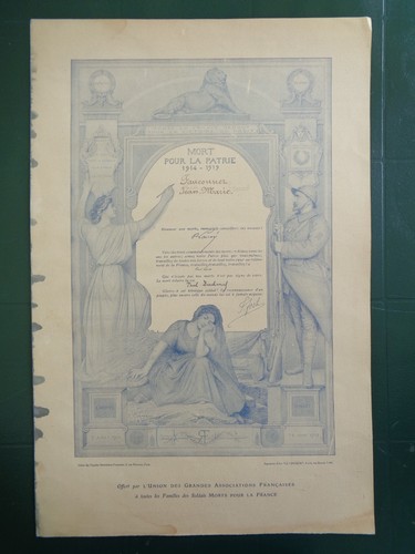 Affiche ancienne guerre 18 - affiche, 14-18