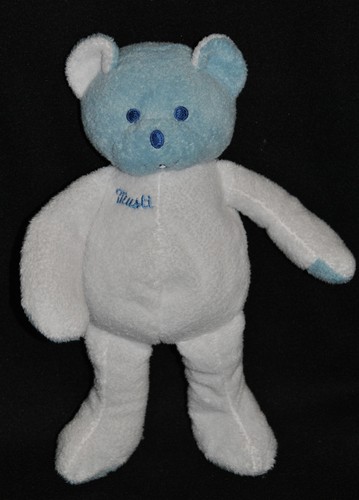 Peluche doudou ours blanc - ours,