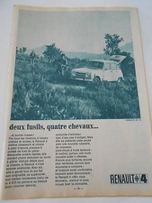 Pub 1967  Renault 4 deux