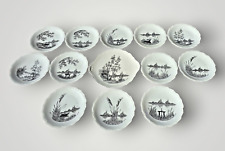 Vintage Limoges Set of 13 plates hand decorated and signed C.Melief collectible