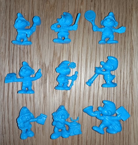 Lot figurines schtroumpfs - lot,