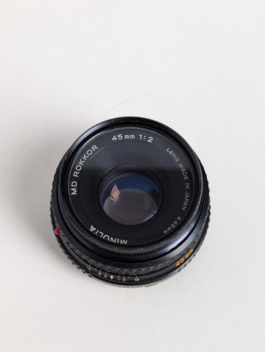 Minolta rokkor 45mm f2 - md, rokkor-x