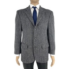 Blazer En Laine Grise Harris