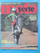 MAGAZINE MOTO VERTE N°5 AOUT SEPTEMBRE 1974 BPS 125 ELAN