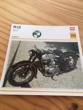 PUCH 250 TF 1952 Carte moto Collection Atlas Autriche