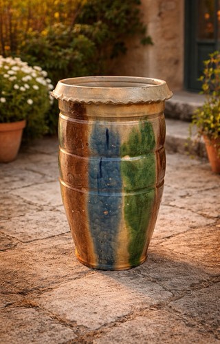 Grand vase ancien terre - grand,