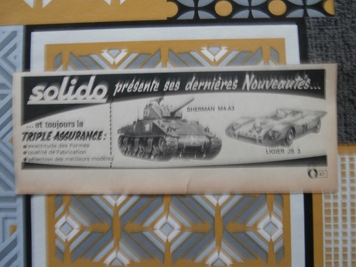 Publicité solido chars - publicité,