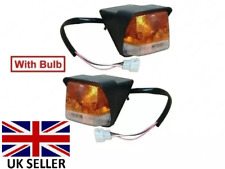 Pour Mahindra Tracteur Stationnement Feu Clignotant Lampe Clignotant Set 2