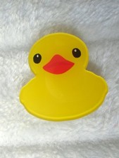 Broche canard jaune rubber