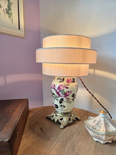 Lampe pied porcelaine - pied,