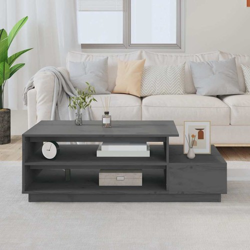 Table basse gris 120x50x40 - basse,