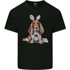 T-Shirt En Coton Léger Pour Homme Basset Hound Lapin De Pâques