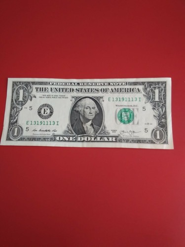 Dollar bill unique - bill, rare