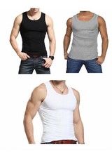 G.T.I. 1 Débardeurs homme 100% coton ,Marcel homme,maillot de corps