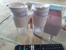 2 Travel Mug BODUM 0.35 L  Double paroi Café ou Thé occasion