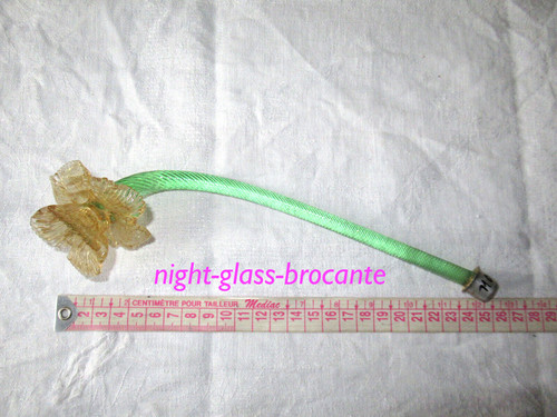 Fleur ancienne verre de - 1,
