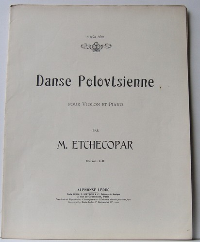 Marcel etchecopar danse - etchecopar,