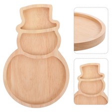  Plateau de service de collation de noël, assiette de fruits secs en forme de