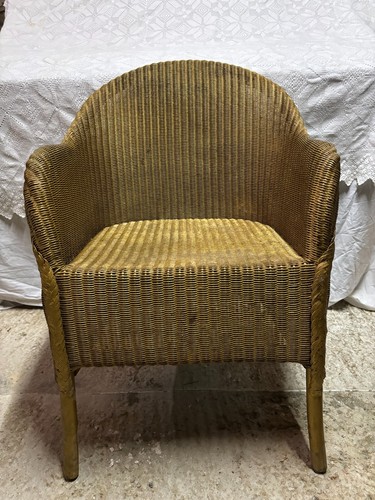 Rare vintage rattan armchair - rare,