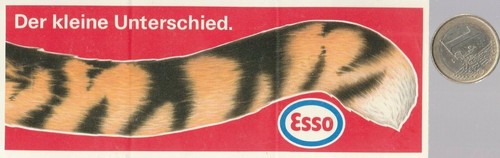 Autocollant automobile esso - autocollant.,