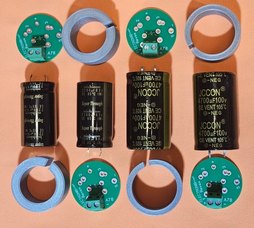 Kit capacitors for - kit, quad-303