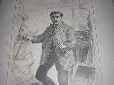 1890.portrait gravé de