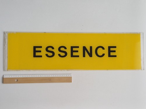 Ancienne plaque plexiglass