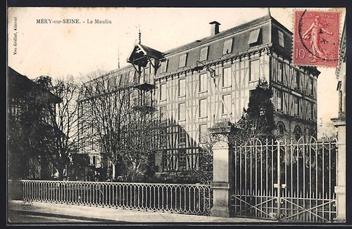 Cpa méry sur seine moulin - cpa, méry-sur-seine,
