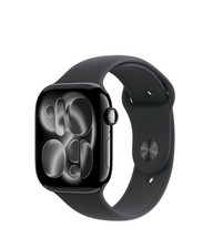 Apple Watch Series 11 GPS - 42mm - Boîtier Jet Black Aluminium - Bracelet Bl